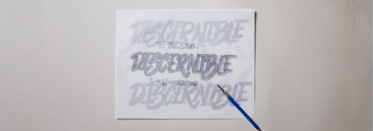 discernible writing illustration